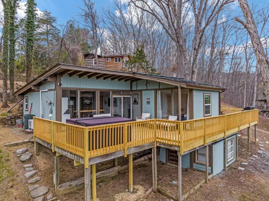 Lazy Lake 3Br Cabin W/ Mtn Views + Hot Tub +Wi-Fi 卢雷 外观 照片